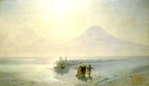 Descent of Noah from Mt. Ararat (Ivan Aivazovsky)